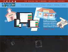Tablet Screenshot of cyberworldit.com